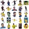 50 Pcs Vinyl Sticker of Neymar Jr for Soccer Lovers Waterproof Stickers Bomb for Wall,(Neymar)